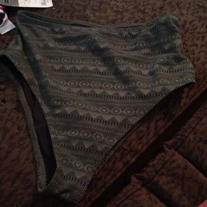 Cupshe high waist swim suit bottoms.